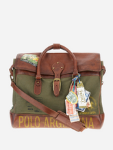 Unisex leather duffel bag - Banderas